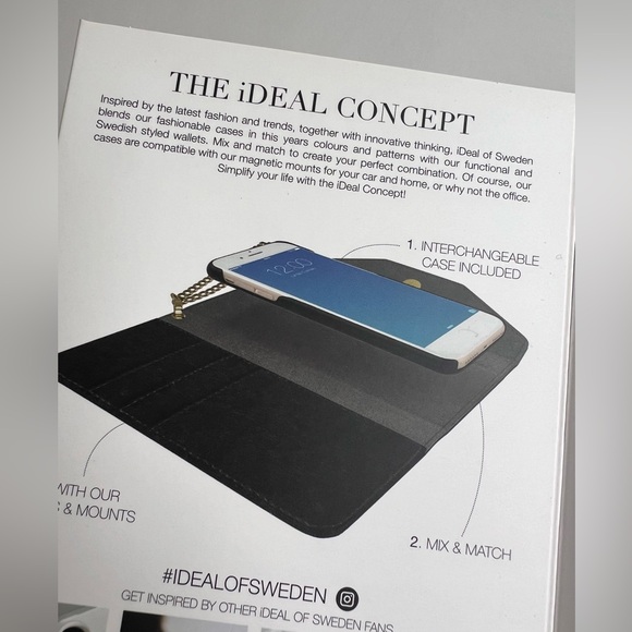 ✨NWOT✨ Ideal of Sweden Mayfair Velvet Clutch iPhone 8/7/6/6S Plus - Picture 8 of 9